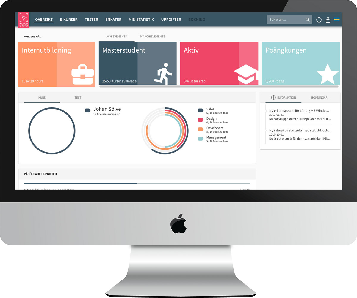 KlickData lanserar ny lärplattform