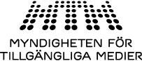 Logotypkandidat för Myndigheten för tillgängliga medier från Wikimedia Commons