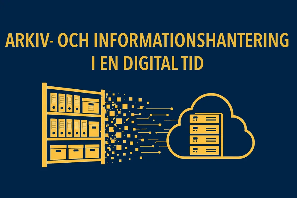 Kursomslag: Arkiv- och informationshantering i en digital tid