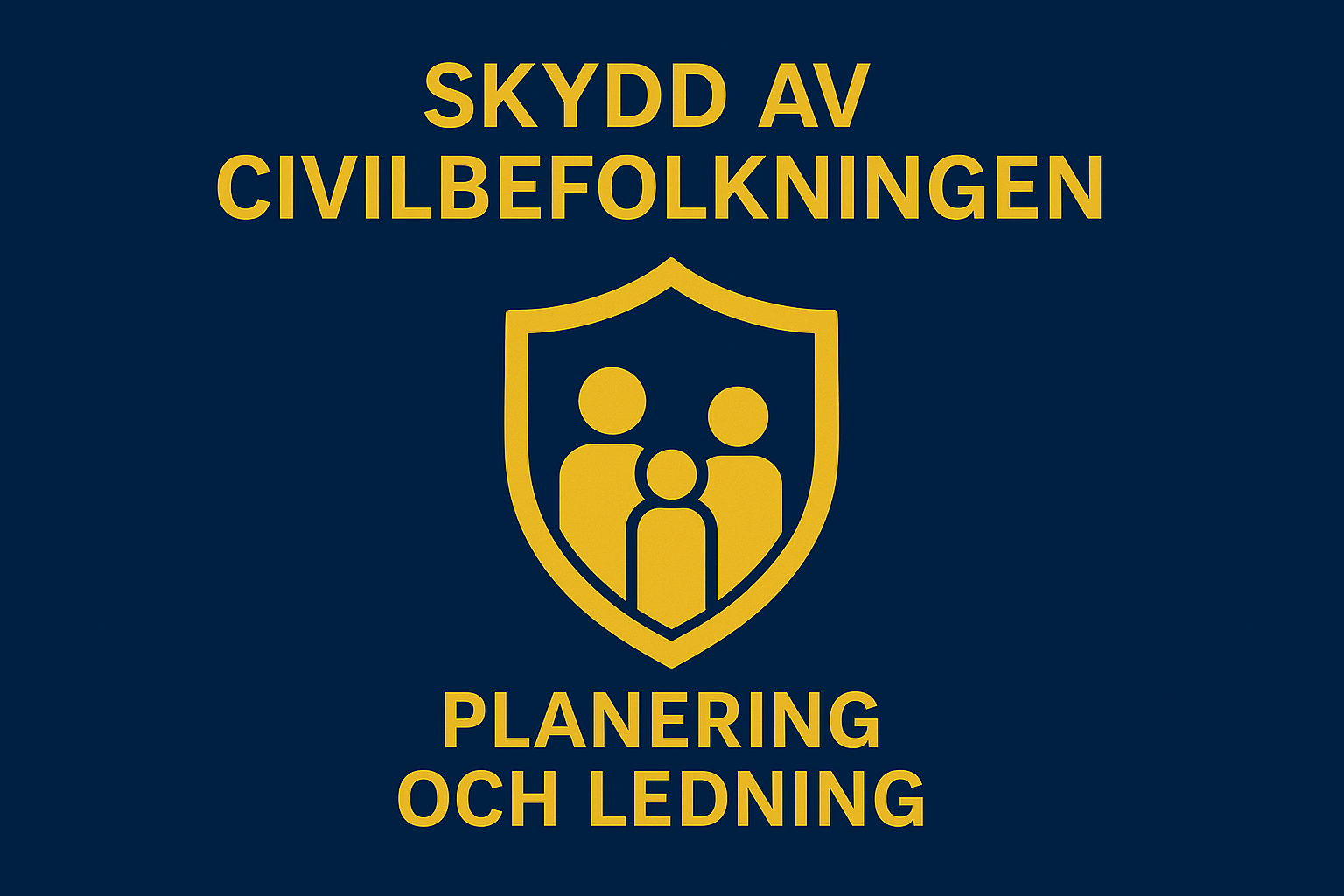 Kursomslag för Skydd av civilbefolkningen: Planering och ledning