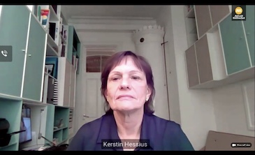 Kerstin Hessius in the kitchen