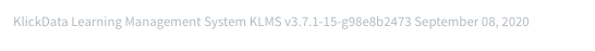 KlickData release version 3.71
