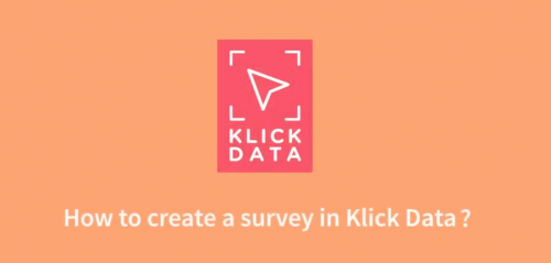 How to create a Survey in Klickdata KLMS