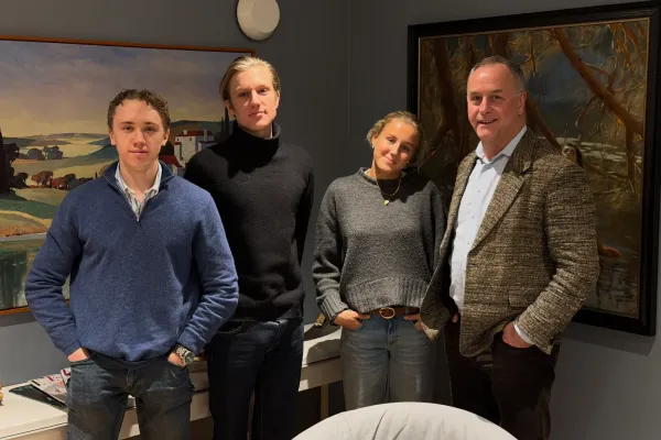 Gruppfoto av Klick Datas team från januari 2026